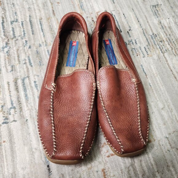 Stacy Adams Slip On Genuine Leather Shoes Size 10M